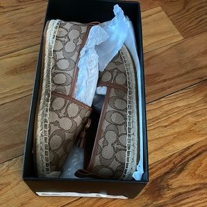Coach khaki shoes